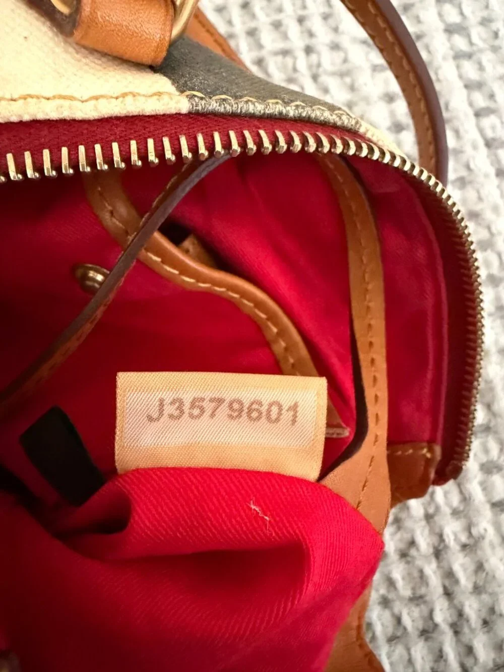 Vintage Zebra Print Canvas Satchel